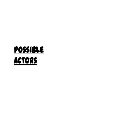 Actors