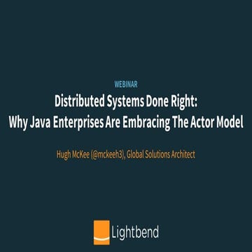 Distributed Systems Done Right: Why Java Enterprises Are Embracing The ...