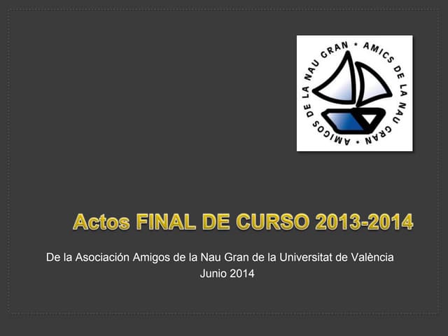 Actos final de curso 2013-2014 de A...