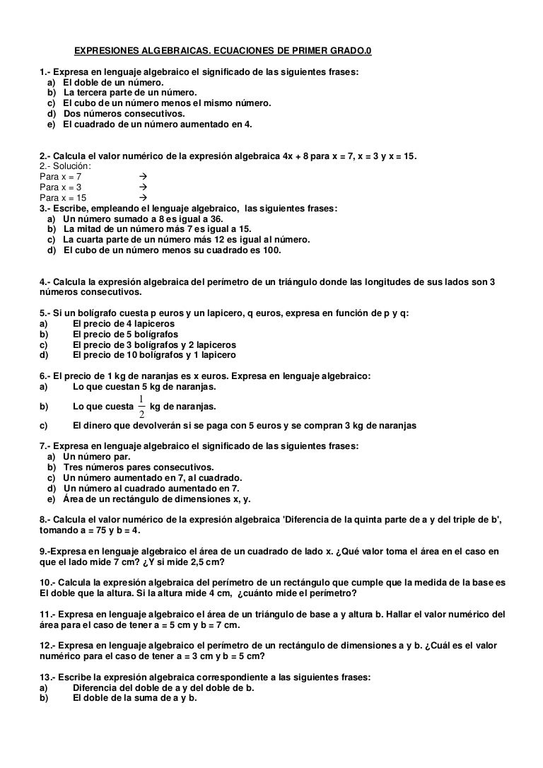 El Doble De La Diferencia De Dos Números lenguaje algebraico