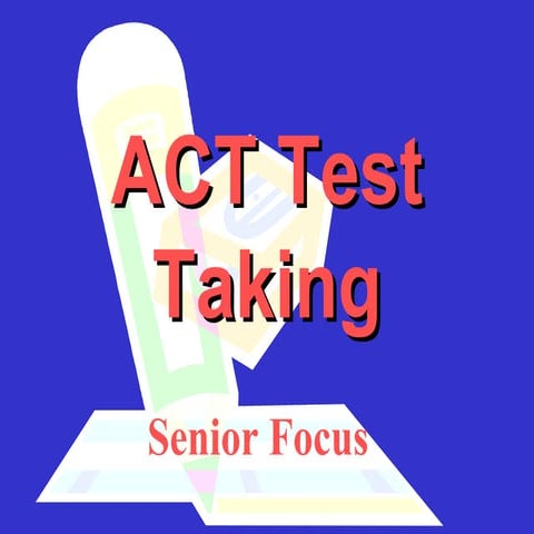 Act test taking