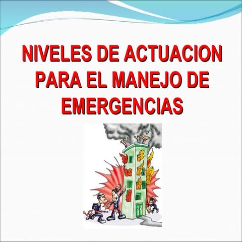 Actuacion de emergencias