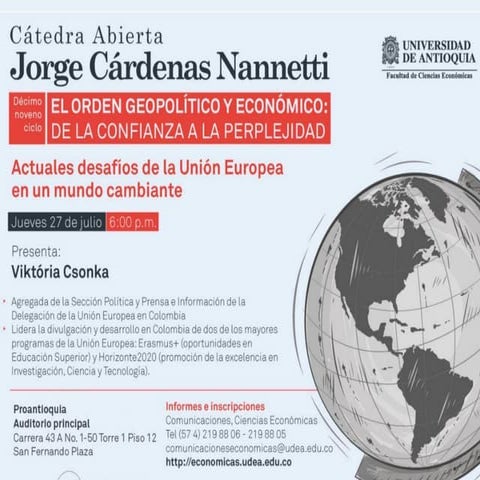 Actuales desafíos de la Unión Europea en un mundo cambiante