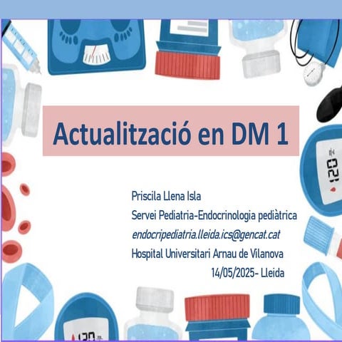 Actualització en DM tipus 1 en pediatria. 2025 | PDF