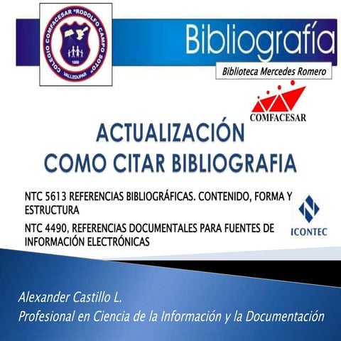 Actualización bibliografia 