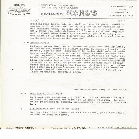 Actualizacion tae kwon do año 1980 6
