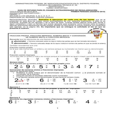 Guía de Extraordinario RicardoJ