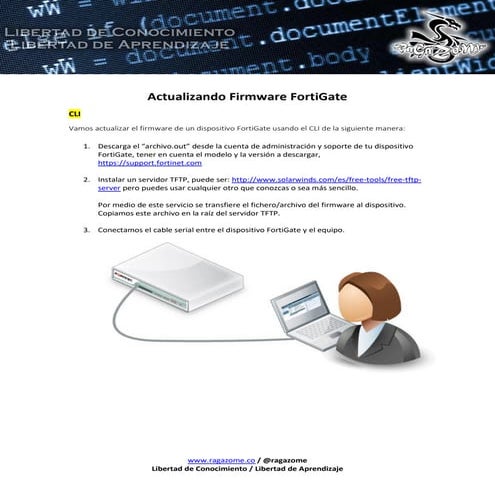 Actualizando Firmware FortiGate por CLI y GUI