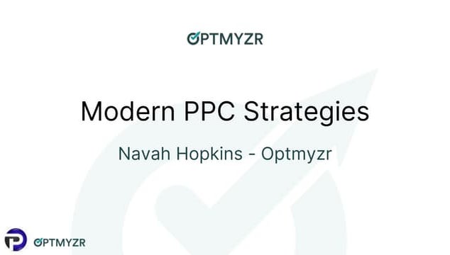 PubCon: Modern PPC Strategies