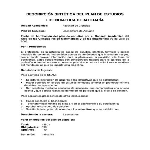 Actuaria fac | PDF