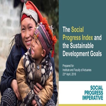 Institute and Faculty of Actuaries Spring Lecture on Social Progress Index