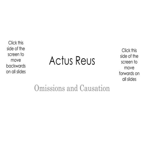 Actus reus new | PPTX