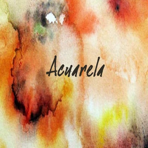 Técnica Acuarela