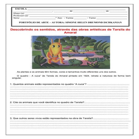 A cuca de tarsila do amaral