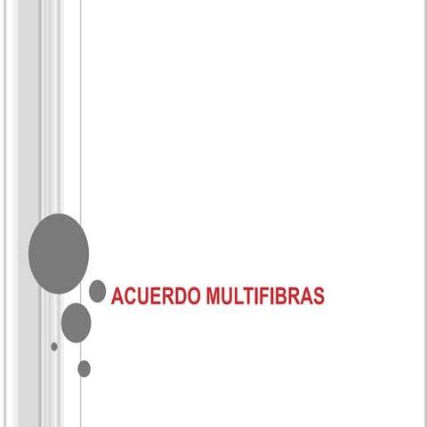 Acuerdo multifibras