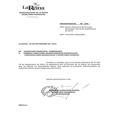 Acuerdos sesion ordinaria nº 27