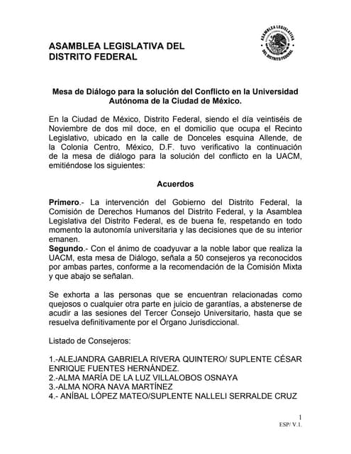 Acuerdos UACM