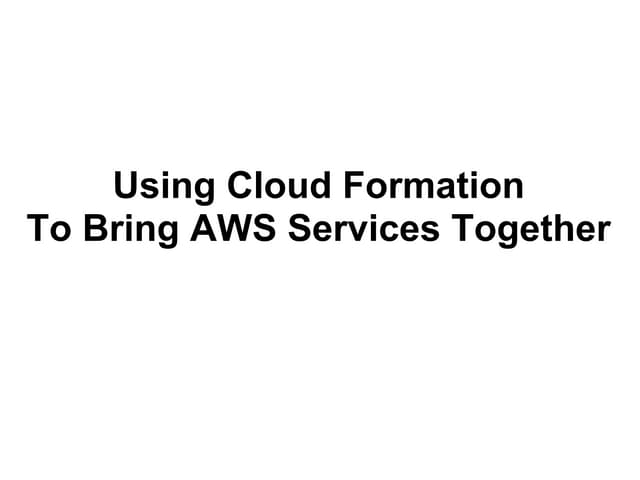 ACUG 12 Clouds - Cloud Formation