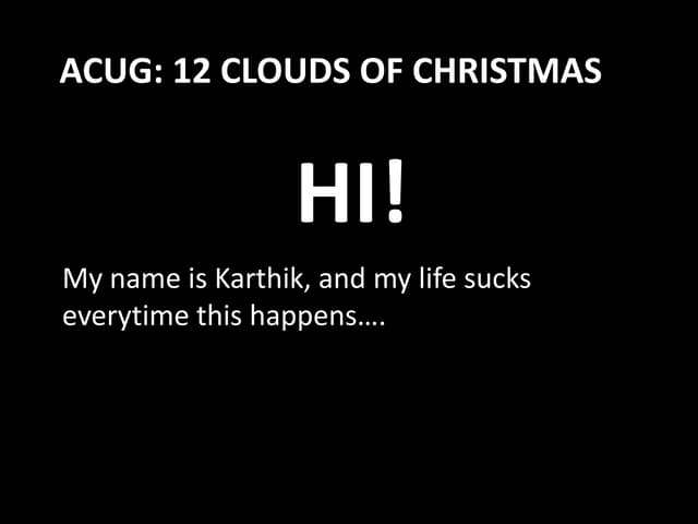 12 Clouds of Christmas 2012- Stormpath
