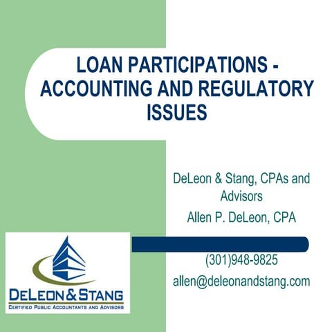 Loan participations - Benefits and Pitfalls for Credit Unions