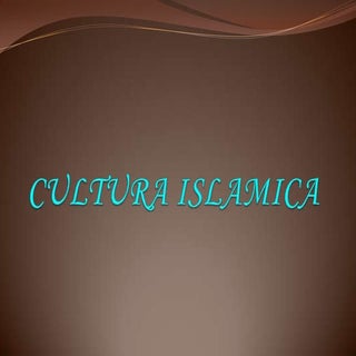Cultura Islamica