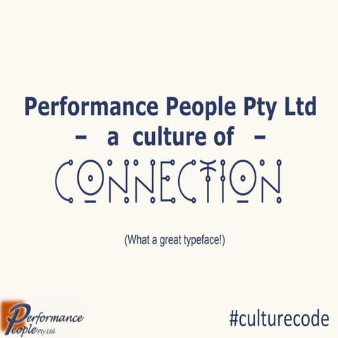 A Culture of Connection (#culturecode)