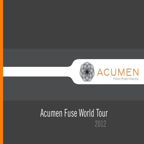 Acumen Fuse World Tour 2012