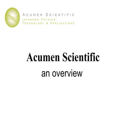 Acumen Overview Slides Rev