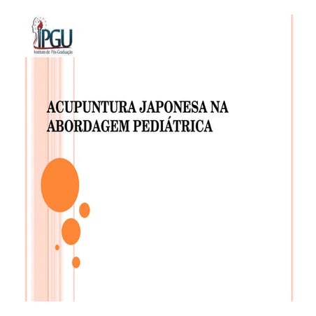 Acupuntura japonesa  
