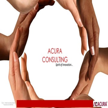 Acura Consulting Corporate Presentation