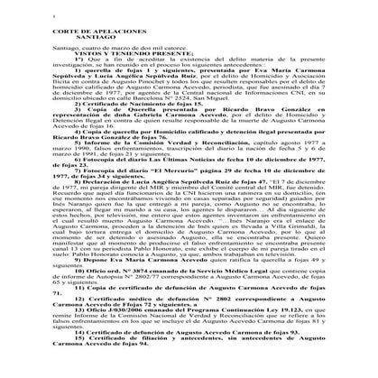 Acusación por el homicidio del periodista Augusto Carmona Acevedo