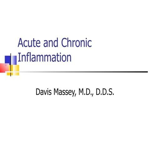 Acute And Chronic Inflammation