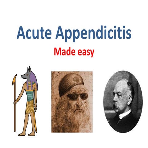 Acute appendicitis