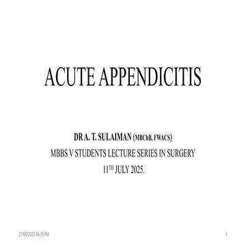 2025 WSES Jerusalem Guidelines on Acute Appendicitis Diagnosis and ...