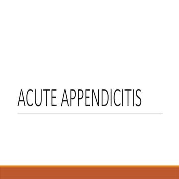2025 WSES Jerusalem Guidelines on Acute Appendicitis Diagnosis and ...