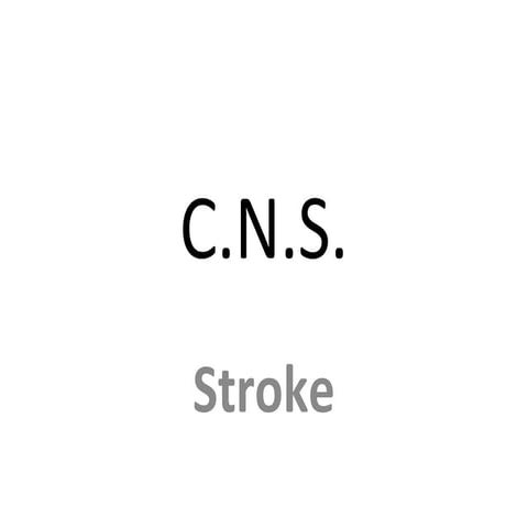 Diagnostic Imaging of Stroke