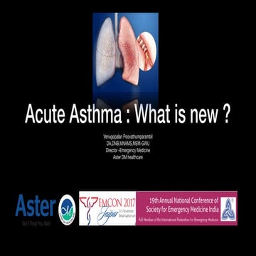 Acute asthma  what is new?