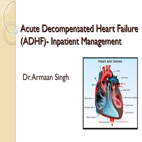 Acute decompensated heart failure 