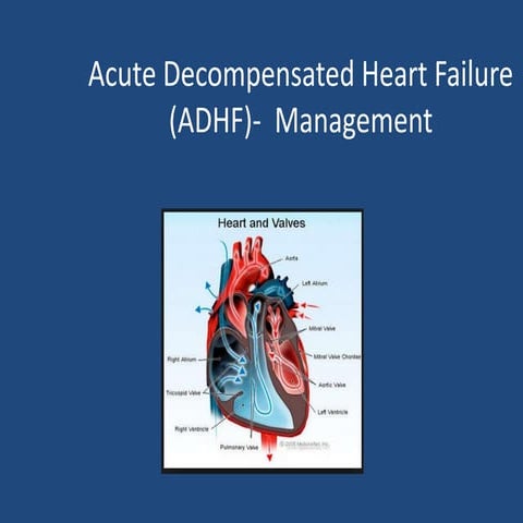 Acute decompensated heart failure 