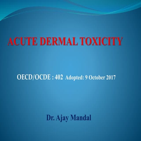 Acute dermal toxicity-402