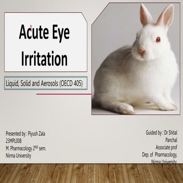 Acute eye irritation OECD 405 m pharm cology 2nd sem..pptx