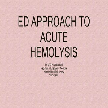Acute Hemolysis.pptx