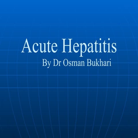 Acute Hepatitisi