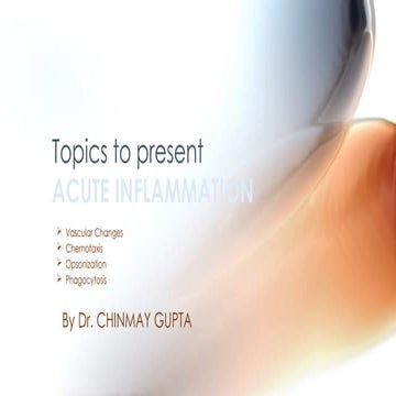 Acute inflammatiom, inflammation, acute pptx