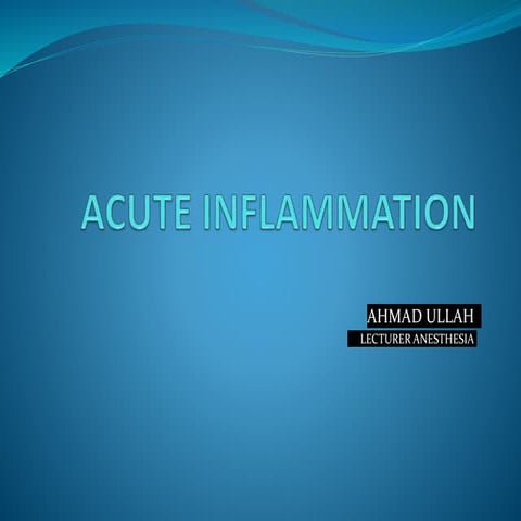 Acute Inflammation.pptx pathology 1 for medical  students