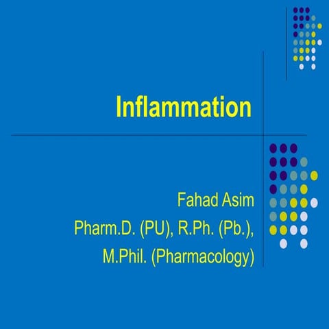 Acute Inflammation and cellular events in