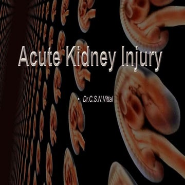 Acute Kidney Injury for UGs