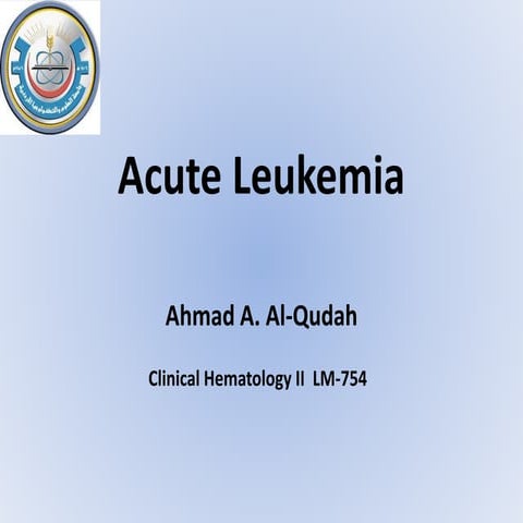Acute leukemia lm754
