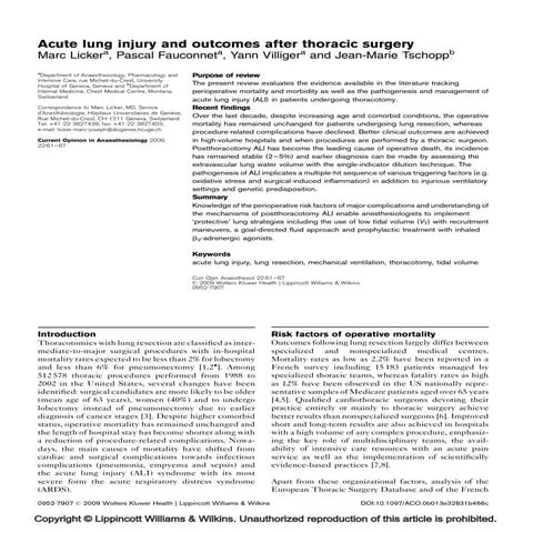 Acs0817 Postoperative And Ventilator Associated Pneumonia | PDF