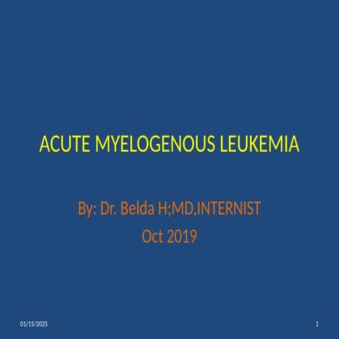 ACUTE MYELOGENOUS LEUKEMIA visual data 8
